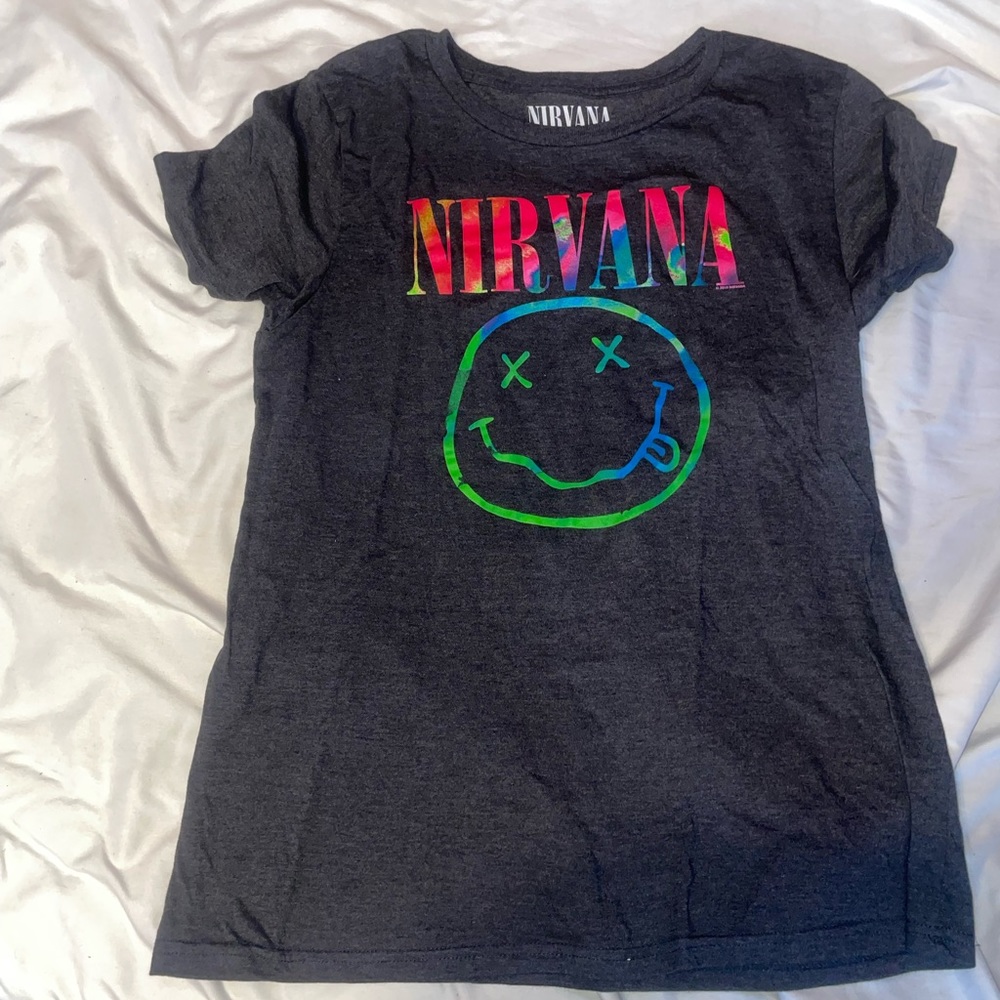 Dark Grey Nirvana Tee